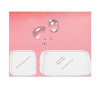 ILiemao Copri Cuscino Sedia Cucina Ufficio Sdraio da Gaming Federe per Cuscini Esterno Fodera Panche Tagliata per Sedili Intern Personalizzati 5cm Altezza 89% Impermeabile(Rosa,185x40 cm)