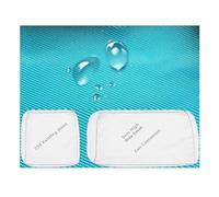 ILiemao Copri Cuscino Sedia Cucina Ufficio Sdraio da Gaming Federe per Cuscini Esterno Fodera Panche Tagliata per Sedili Intern Personalizzati 5cm Altezza 89% Impermeabile(Azzurro Chiaro,125x45 cm)