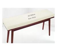 ILiemao Cuscini Sedile Divano Cuscino per Panchina Giardino Panca Interno Sedia Cucina Finestra Coprisedia Terrazza Oscillante Rotondo Quadrato 8cm Spessi Peluche Velluto Inverno(110x45 cm)