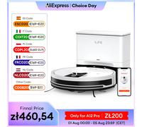 ILIFE A12 Pro Robot aspirapolvere e Mop Combo, navigazione LIDAR, polvere autoraccolta, aspirazione 3000Pa, app/telecomando A12 PRO