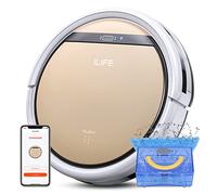 ILIFE V5s Plus Aspirapolvere robot robot aspirapolvere con Wi-Fi/Alexa/app, autoscaricante, robot aspirapolvere automatico per pavimenti in legno duro, tappeti, peli di animali domestici (V5s Pro