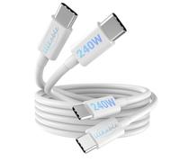 ilikable Cavo di ricaricaUSB-C a USB-C 240W, 1m [Confezione da 2], cavo ricarica rapida PD3.1 compatibile con iPhone 15/16/17, MacBook Pro, iPad Pro, Samsung S24/S25, Pixel, Switch e notebook gaming