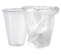 ILIP PZ 50 Bicchiere INCARTATO da ML 200 COMPOSTABILE BIODEGRADABILE Trasparente INCARTATO