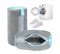 ILIYAH Sacchetti per Scarpe Lavanderia - Sacchetto Scarpe Lavatrice Riutilizzabili e Durevoli Sacchetti Lavatrice Scarpe con Zip Pulizia a 360°Efficiente