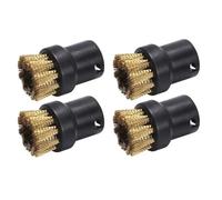 ILJXPOZB 4 spazzole for la pulizia, compatibili con Karcher, testina di ricambio for ugello di irrigazione in nylon e ottone.(4pcs god black)