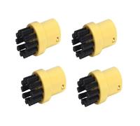 ILJXPOZB 4 spazzole for la pulizia, compatibili con Karcher, testina di ricambio for ugello di irrigazione in nylon e ottone.(4pcs yellow)