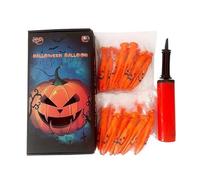 ILJXPOZB 5-20 Palloncini Luminosi di Halloween for Decorazioni for Feste - Palloncini A Forma di Zucca Che Si Illuminano al Buio(20pcs)