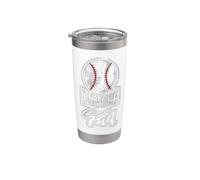I'll Always Be Your Biggest Fan Vintage Coach Baseball Mom Bicchiere termico in acciaio inox doppia parete