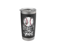 I'll Always Be Your Biggest Fan Vintage Coach Baseball Mom Bicchiere termico in acciaio inox doppia parete