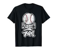 I'll Always Be Your Biggest Fan Vintage Coach Baseball Mom Maglietta
