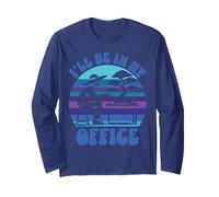 I'll Be in My Office, Bonsai Tree Tramonto Design Maglia a Manica