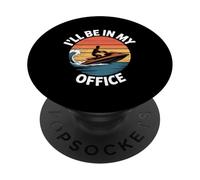 Ill Be In My Office Divertente Jet Ski Sarcastico PopSockets PopGrip Adesivo