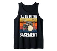I'll Be in The Basement Suonare Batteria Canotta