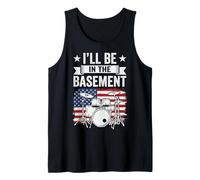 I'll Be in The Basement Suonare Batteria Canotta