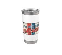 I'll Be In The Garage Bicchiere termico in acciaio inox doppia parete