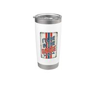 I'll Be In The Garage Bicchiere termico in acciaio inox doppia parete