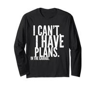 I'll Be in The Garage Mechanic Dad Joke Handyman Grandpa Maglia a Manica