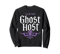 I'll Be Your Ghost Host Haunted Mansion Divertente Halloween Felpa