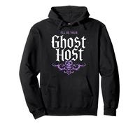 I'll Be Your Ghost Host Haunted Mansion Divertente Halloween Felpa con Cappuccio