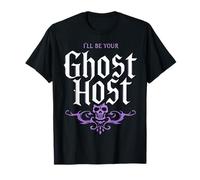 I'll Be Your Ghost Host Haunted Mansion Skull Halloween Vibe Maglietta