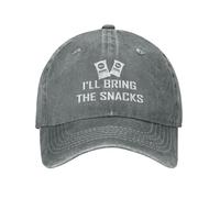 I'll Bring The Snacks Unisex Trucker cap Morbido Cappello da Baseball Vintage Cappello da Cowboy per Corsa Estivo Tennis