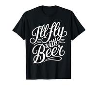I'll Fly with Beer Bevitore di viaggiatori Chill Brew - Maglietta