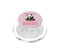 I'll Get Over It Devo essere drammatico prima - Cute Sad Panda PopSockets PopGrip per MagSafe