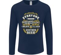 Ill Have Another Beer Divertente Alcolico Uomo Manica Lunga T-Shirt