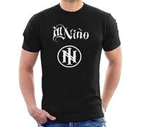 ILL Nino Cotton Summer T-Shirt Graphics Tee Black Tee Shirt XXL