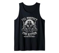 I'll Protect You Kitten - Divertente Dicendo Lupo Meme Ragazzi Cool Men Canotta