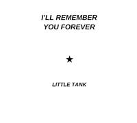 I'll Remember You Forever