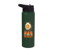 I'll Take TheM Deviled Egg Buon Ringraziamento in autunno Stainless Steel Insulated Water Bottle