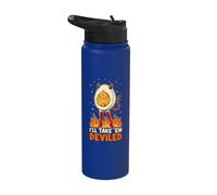 I'll Take TheM Deviled Egg Buon Ringraziamento in autunno Stainless Steel Insulated Water Bottle