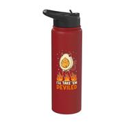 I'll Take TheM Deviled Egg Buon Ringraziamento in autunno Stainless Steel Insulated Water Bottle