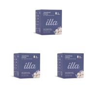 illa Assorbenti Giorno - Assorbenti Anatomici con Ali - Superficie in Cotone al 100% - Per i Giorni del Ciclo di Flusso Medio - Protezione Quotidiana - 1 Confezione da 42 Pezzi