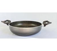 ILLA Tegame antiaderente all' olio di oliva - Diametro 24cm e 28cm altezza 7cm Modello terra (TEGAME 2/M CM 28 TERRA IND.)