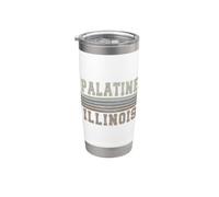 Illinois palatino retrò Bicchiere termico in acciaio inox doppia parete
