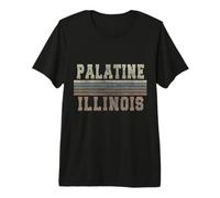 Illinois Palatino retrò Maglietta Premium