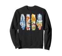 Illinois Pride Landmarks Natura Animali Viaggio Souvenir Stato Felpa