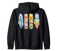 Illinois Pride Landmarks Natura Animali Viaggio Souvenir Stato Felpa con Cappuccio