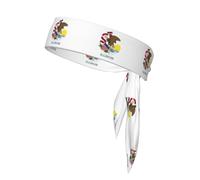 Illinois State Flag Sport Head Tie Beach Summer Tropical regolabile antiscivolo traspirante per correre Ninja Head Band