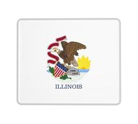 Illinois State Flag7 x 21,8 cm tappetino per mouse, tappetino per mouse da gioco, multi-codice