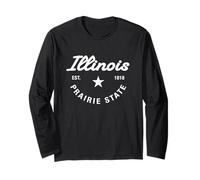 Illinois - The Prairie State - Throwback Design - Classic Maglia a Manica