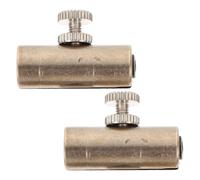 Illkjasfc 2 pz in lega di alluminio violoncello lupo soppressore, tubo in cromo, per violino trombone e corne, 16 x 24 mm