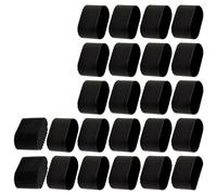 Illkjasfc 24 Ovali Cappucci per Gambe della Sedia Antiscivolo Protezioni Pavimenti in Gomma Silenziosa Riduzione del Rumore Pavimenti in Legno Duro Scorrevole Resistente Copertura del Piede della