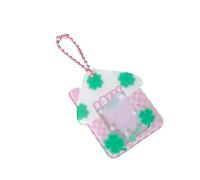 Illkjasfc Accessorio Portachiavi Porta Carte Portafoto Compatto Lucky Clovers In Materiali Acrilici Per Esporre Foto Individuali O Documenti D'identità Custodia Per Foto Pendolari In Ufficio