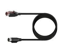 Illkjasfc Cavo Alimentazione Maschio DIN Alimentazione da 24 V 5 12 Alimentato da USB A 3 Pin per Terminali Dispositivi Collegamento Cavo POS