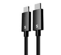 Illkjasfc Cavo Coassiale USB 4 velocità con Trasmissione da 80 Gbps Dati Intrecciato con Risoluzione 16K C Intrecciato