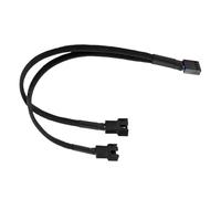 Illkjasfc Cavo Sdoppiatore A 4 Pin da 1 A 2 Porte con Manicotto Resistente alle Interferenze per Sistemi Multi-Ventola Sdoppiatore Espansione