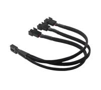 Illkjasfc Cavo Splitter A 4 Pin da 1 A 3 Porte con Cavo Resistente alle Interferenze per Sistemi Multi-Ventola Adattatore per Ventola Efficienza Espansione